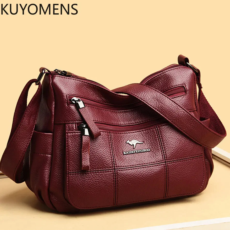 Soft Leather Women Bags Handbags Purses Shoulder Crossbody Messenger Sac