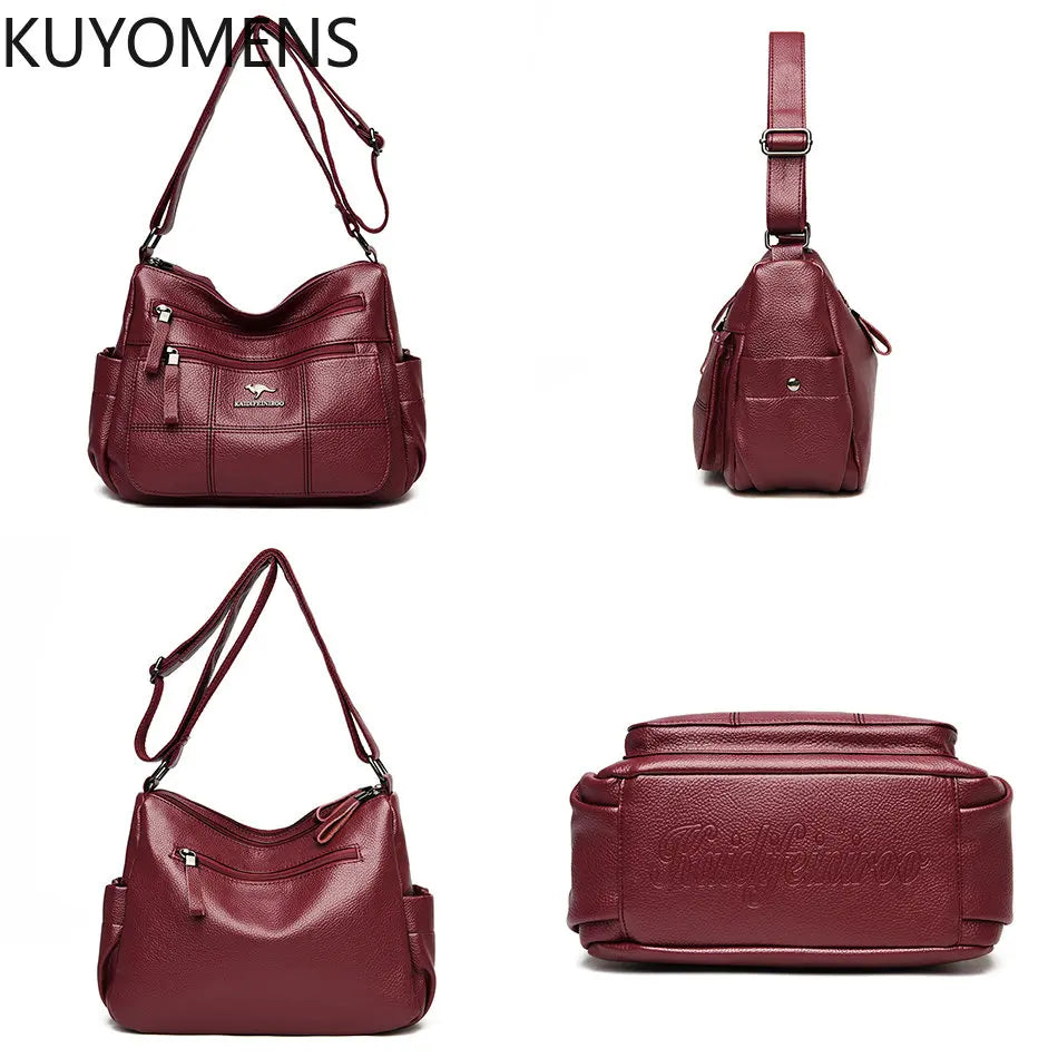 Soft Leather Women Bags Handbags Purses Shoulder Crossbody Messenger Sac