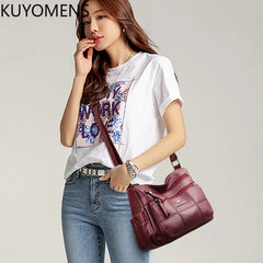Soft Leather Women Bags Handbags Purses Shoulder Crossbody Messenger Sac