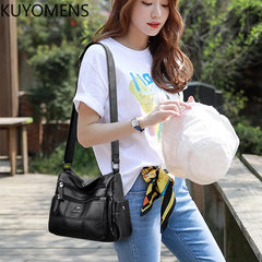 Soft Leather Women Bags Handbags Purses Shoulder Crossbody Messenger Sac