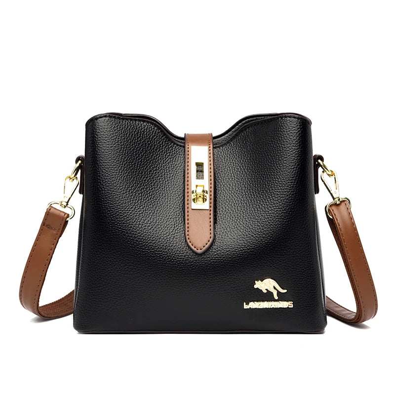 Soft Leather Women's Handbags Small Shoulder Bags Ladies Crossbody