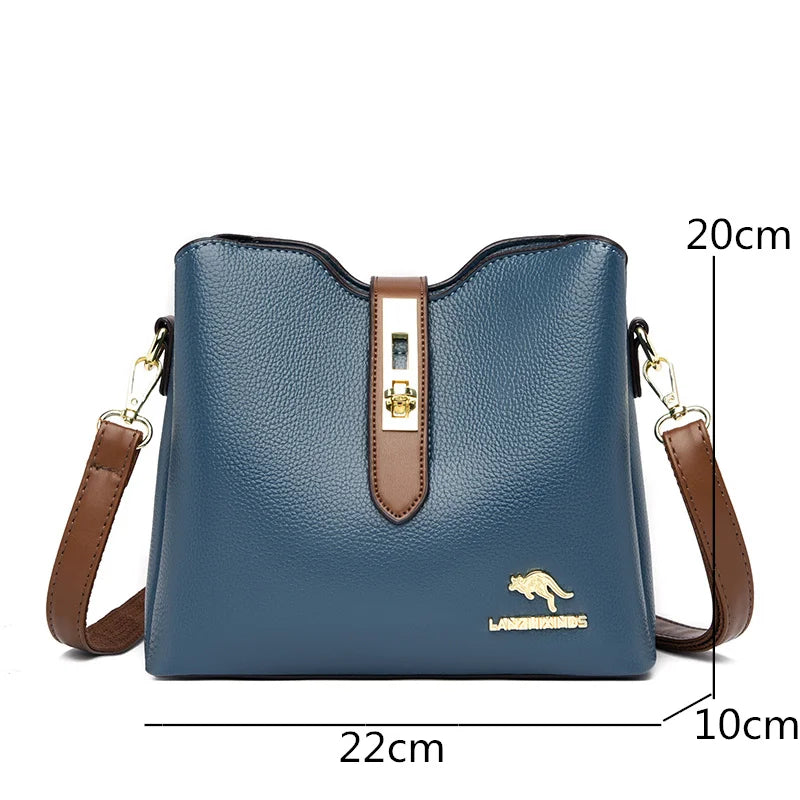 Soft Leather Women's Handbags Small Shoulder Bags Ladies Crossbody