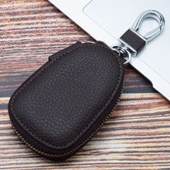 Leather Car Key Wallets Key Holder Keys Organizer Covers