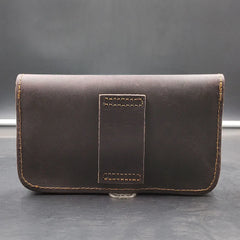 Men's Leather Waist Pack Fanny Pack for Travel