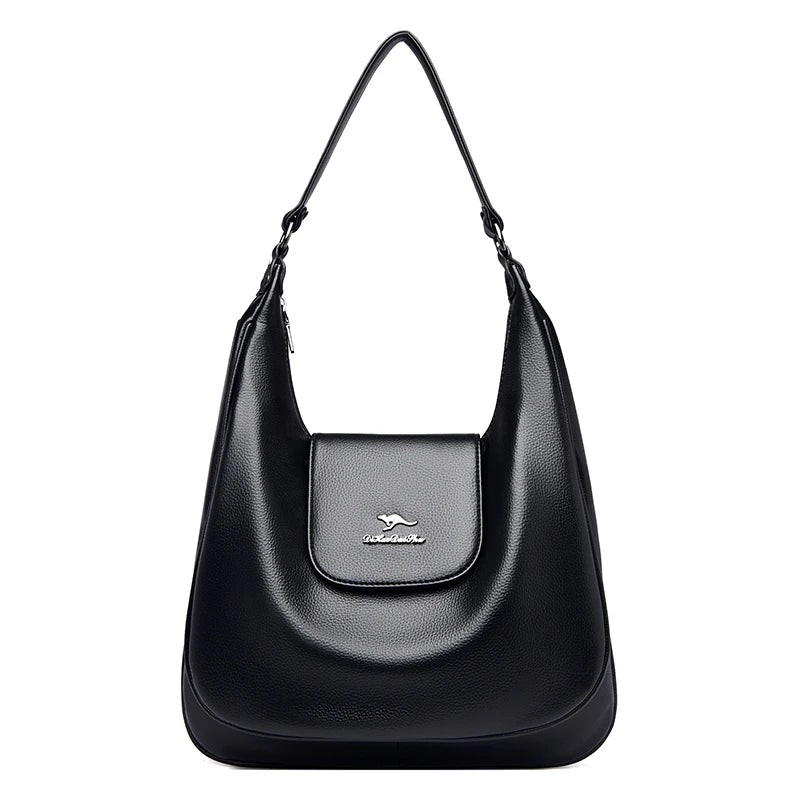 High Leather Handbag Casual Crossbody Bags for Women Ladies Tote Bag