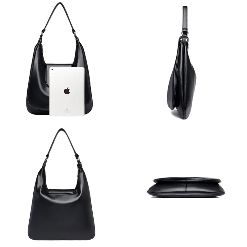 High Leather Handbag Casual Crossbody Bags for Women Ladies Tote Bag