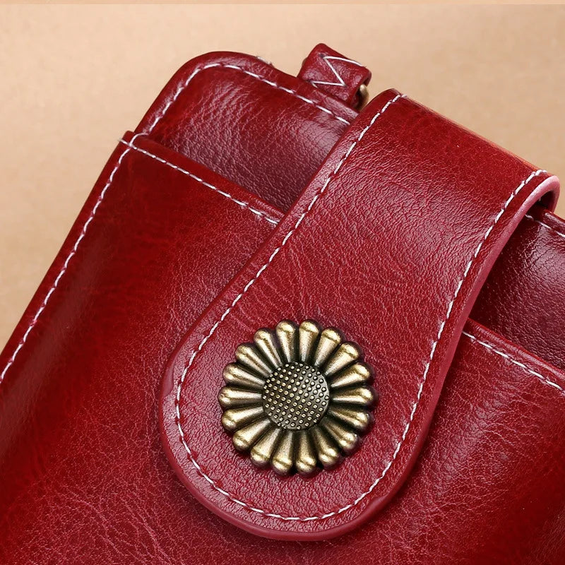 Women's Mini Leather Shoulder Messenger Bag