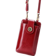 Women's Mini Leather Shoulder Messenger Bag