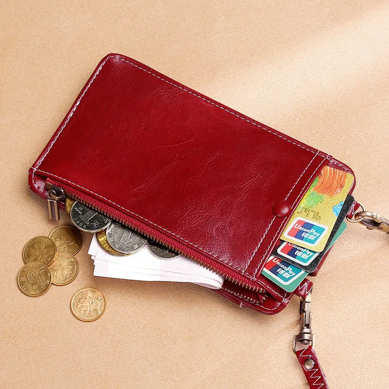 Women's Mini Leather Shoulder Messenger Bag