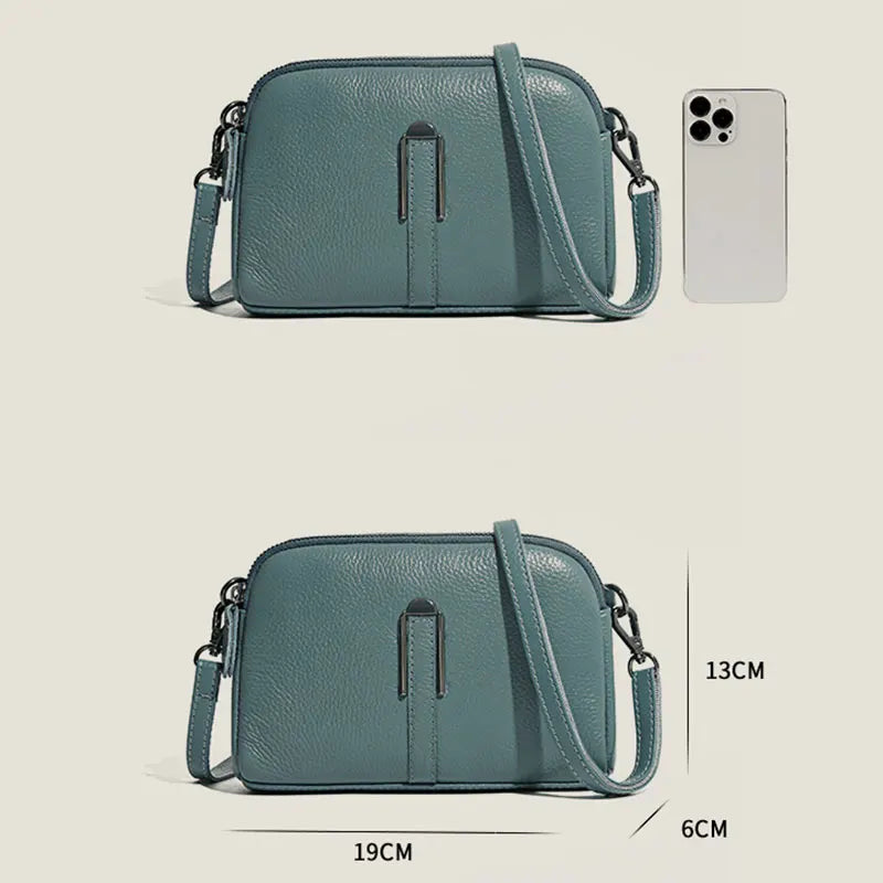 Leather Women's Handbag Crossbody Shoulder Bag Clutch Messenger Pack