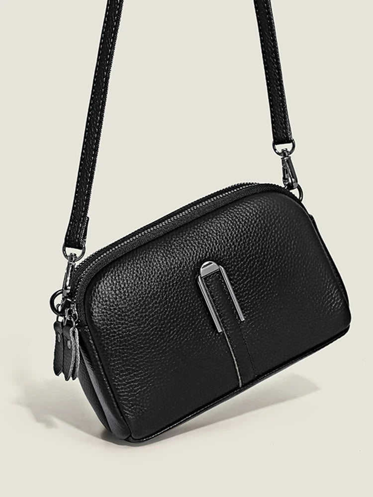 Leather Women's Handbag Crossbody Shoulder Bag Clutch Messenger Pack