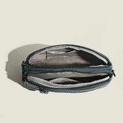 Women's Leather Shoulder Bag Crossbody Messenger Pack Clutch Phone Bags
