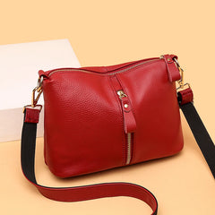 Small Leather Shoulder Crossbody Tote Bag for Women