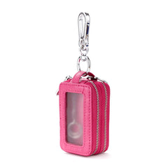 Leather Car Key Women Wallets Holder Housekeeper Ladies Keys Organizer