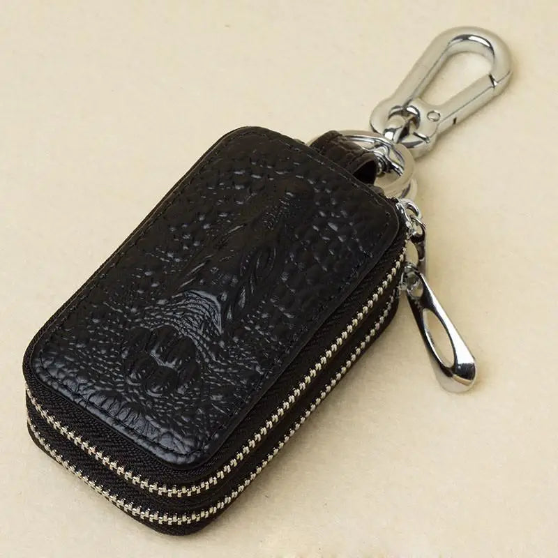 Leather Car Key Holder Remote Protector Cover Key Case
