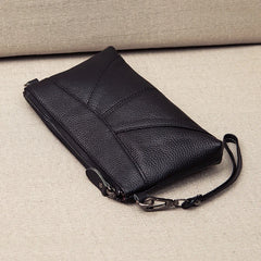 Leather Clutch Bag Small Crossbody Handbag Messenger Shoulder Bag