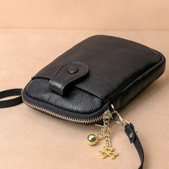 Leather Cross Body Bags Women Casual Cow Leather Phone Bag