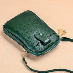 Cow Leather Crossbody Bag Women Casual Solid Shoulder Messenger Mini Clutch