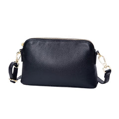 Leather Crossbody Bag for Women Shell Clutch Handbag Girls Shoulder Messenger