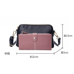 Leather Crossbody Bag for Women Shell Clutch Handbag Girls Shoulder Messenger