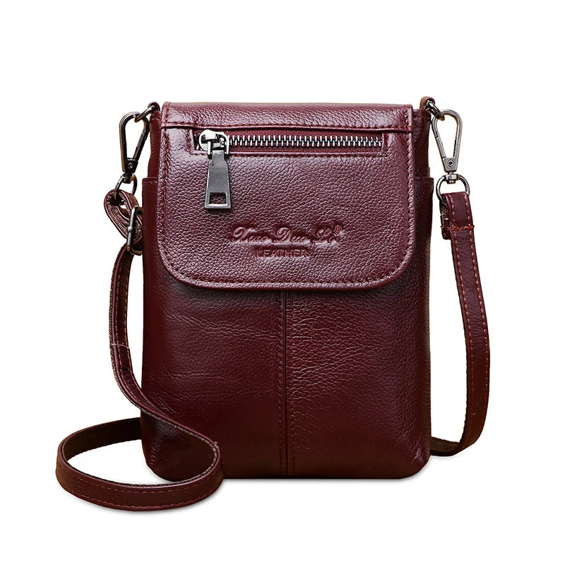 Leather Crossbody Bags for Women Handbag Ladies Shopping Shoulder Bag