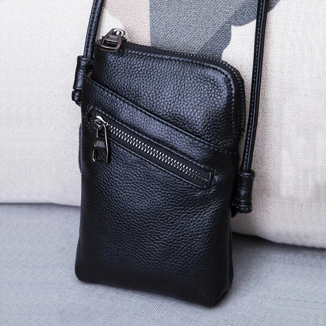 Leather Crossbody Bag Women Handbag Shoulder Party Purse Chain Pouch