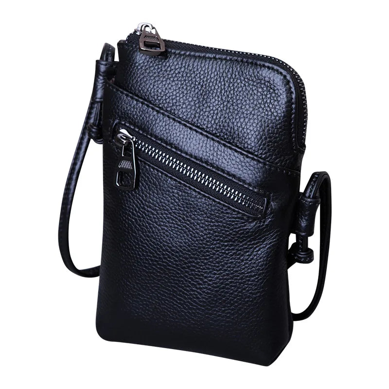 Leather Crossbody Bag Women Handbag Shoulder Party Purse Chain Pouch