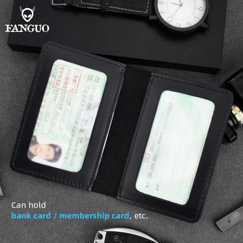 Leather Driver Holder Car Auto Documents Driving Wallet Photo Holder Cover
