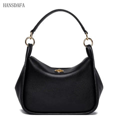 Leather Women Bag Totes High Shoulder Bags Soft Real Cowhide Ladies Handbags