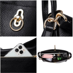 Leather Women Bag Totes High Shoulder Bags Soft Real Cowhide Ladies Handbags