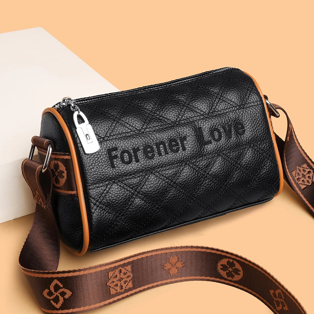 Leather Handbags For Women Love Shoulder Crossbody Bags Camera Bag Tote