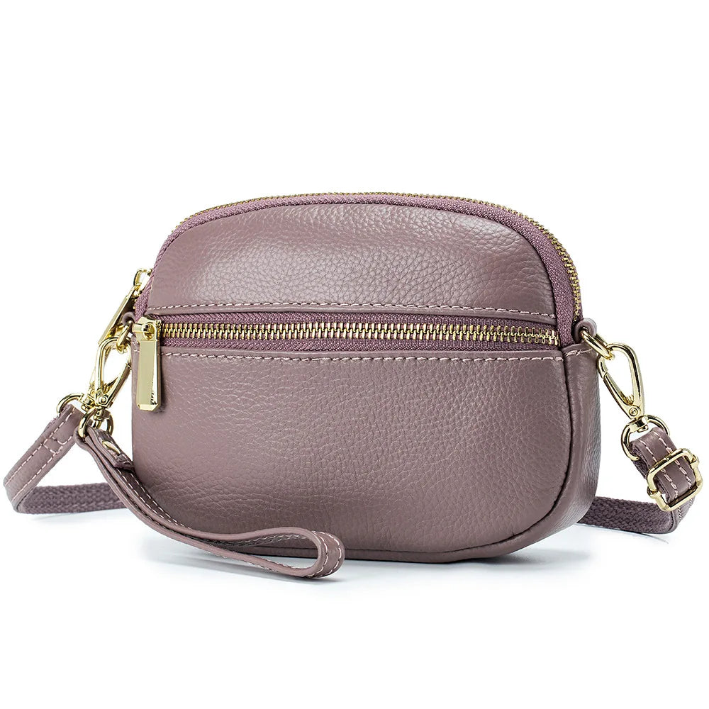 Soft Cowhide Leather Crossbody Bags Women's Shoulder Bag