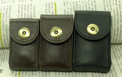 Leather Men Belt Wallet Waist Bag Key Pouch
