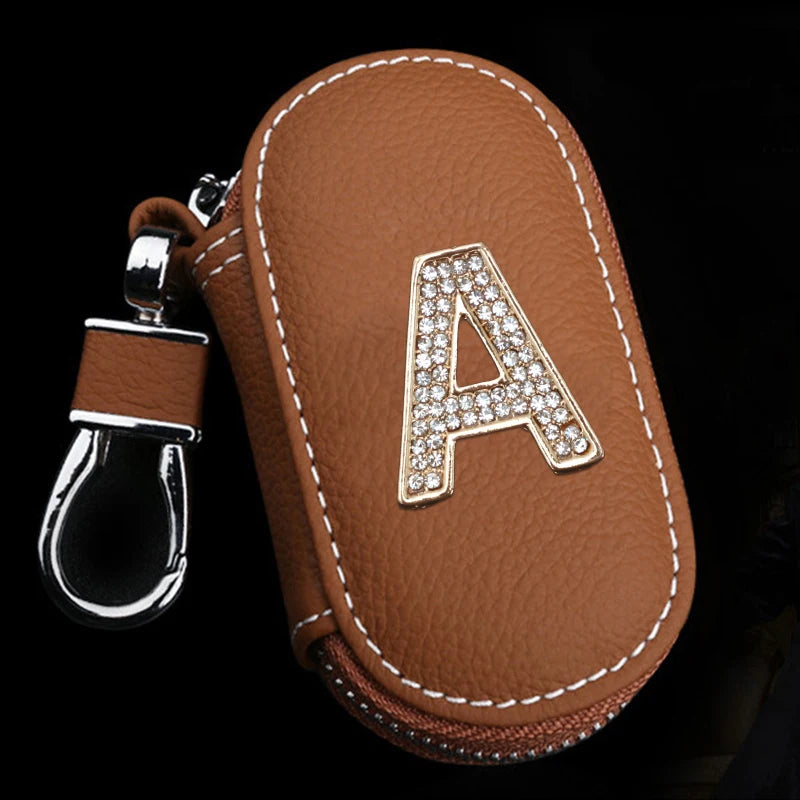 Leather Key Holder Car Key Wallets Keys Organizer