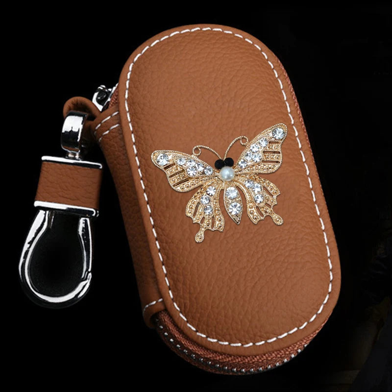Leather Key Holder Car Key Wallets Keys Organizer
