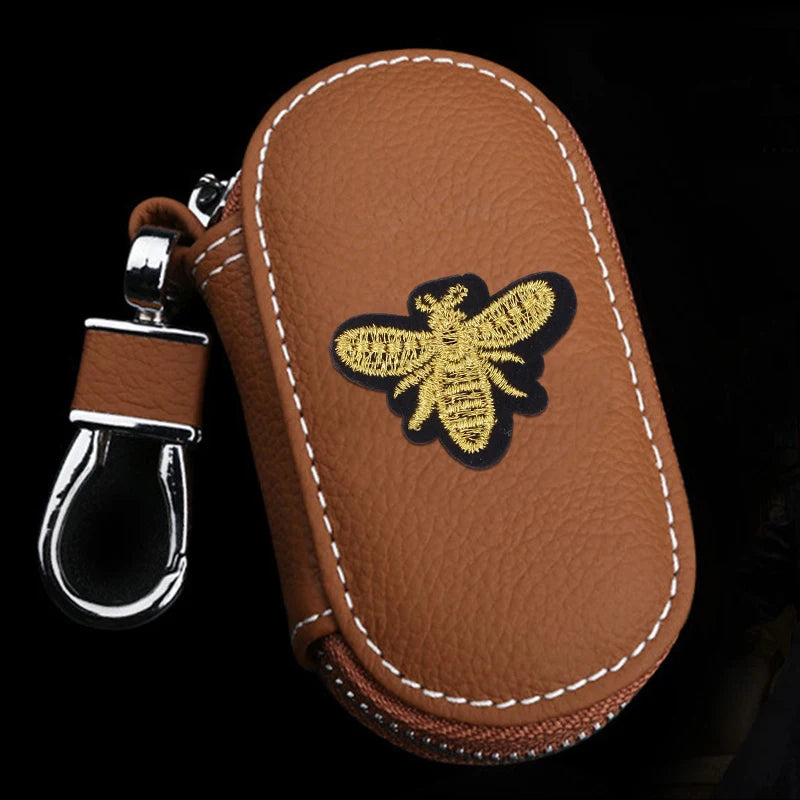 Leather Key Holder Car Key Wallets Keys Organizer