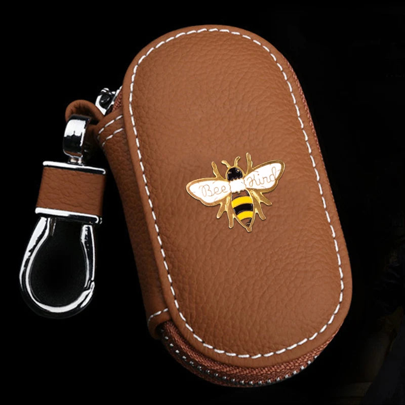 Leather Key Holder Car Key Wallets Keys Organizer