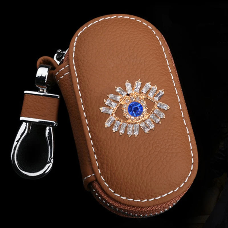 Leather Key Holder Car Key Wallets Keys Organizer