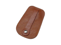 Ultra-thin Leather Key Holder Key Bag Pull-out Key Pouch