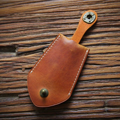 Vintage Cowhide Key Wallet Men Holder Organizer