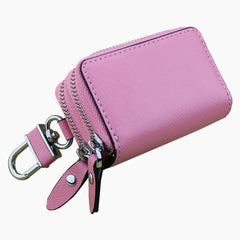 Leather Keychain Holder Car Key Pouch Wallet