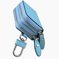 Leather Keychain Holder Car Key Pouch Wallet