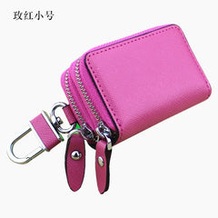Leather Keychain Holder Car Key Pouch Wallet