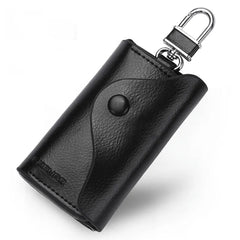 Leather Keychain Key Holder Organizer Pouch Cow Split Car Key Bag Wallet