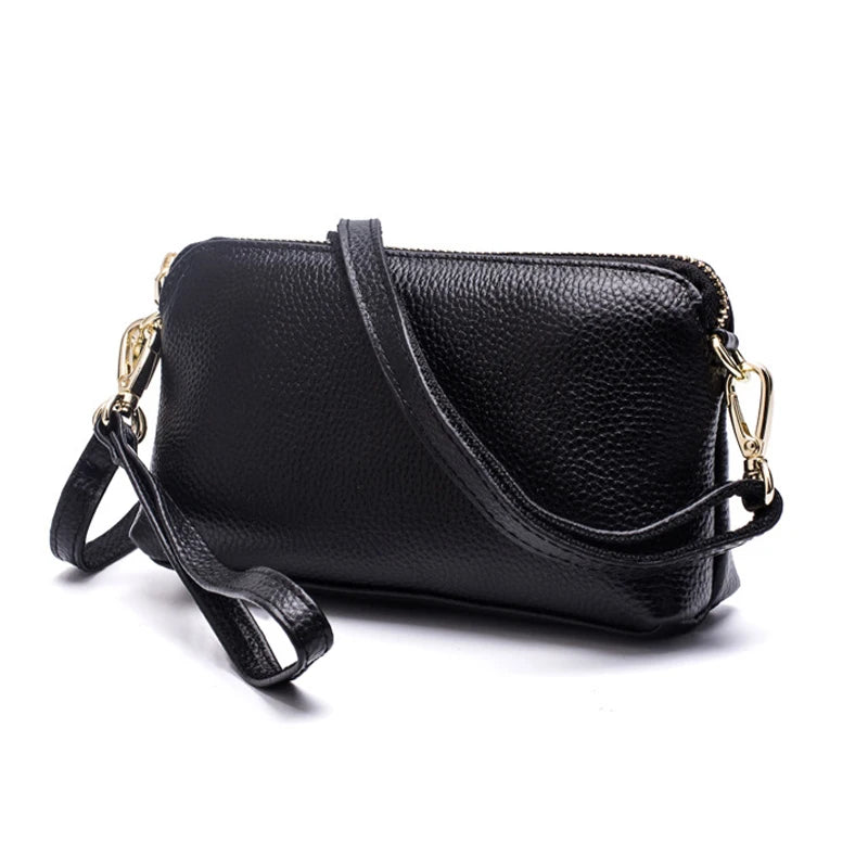 Leather Lady Shoulder Crossbody Bags For Women Messenger Purse Envelope Clutches