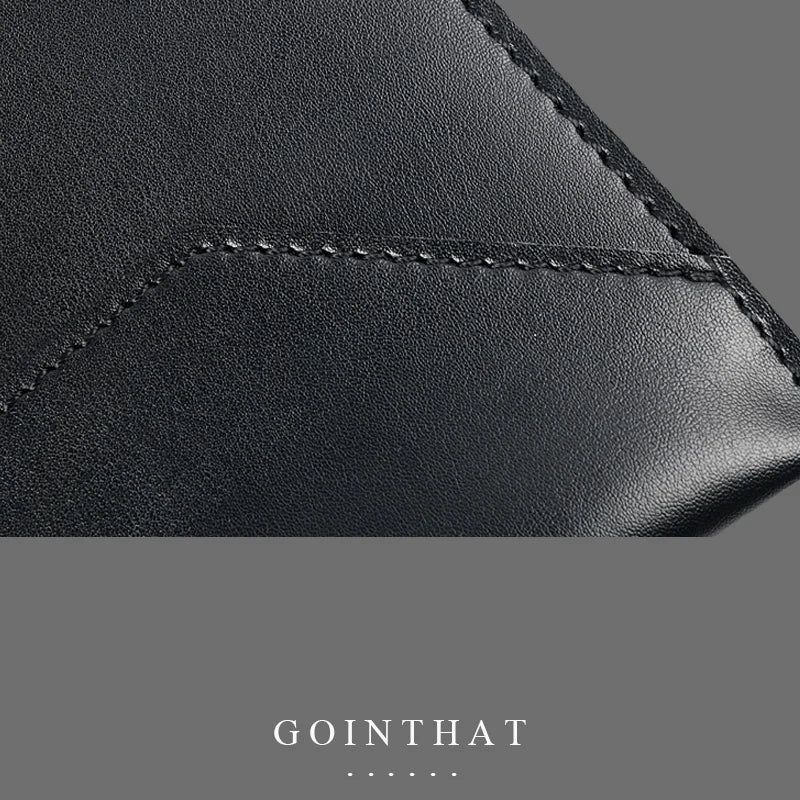 Leather Laptop Sleeve Bag 13 Inch Notebook Cover Case Business Briefcase