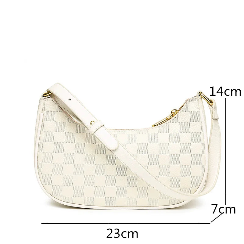 Small Crossbody Bag Lingge Pattern Handbags
