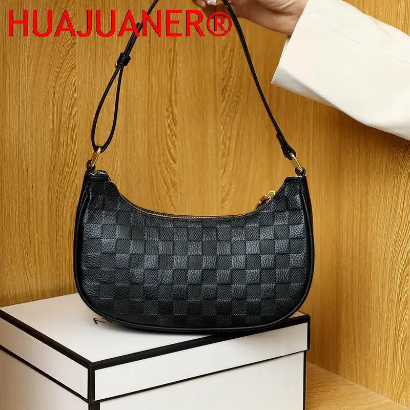 Lingge Pattern Crossbody Bag Women Handbags