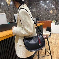 Leather Crossbody Bag for Women Handbag Shoulder Messenger Tote Party Purse