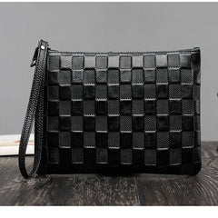 Crocodile-pattern Men's Wallet High-Capacity Business Zipper Long Wallet